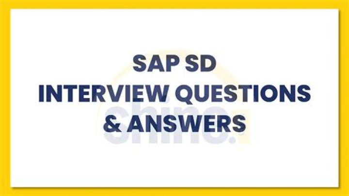 SAP S4 HANA SD Interview Questions & Answers PDF – Expert Guide