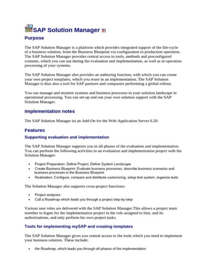 SAP Solution Manager PDF Guide: Streamline Your Enterprise Workflow