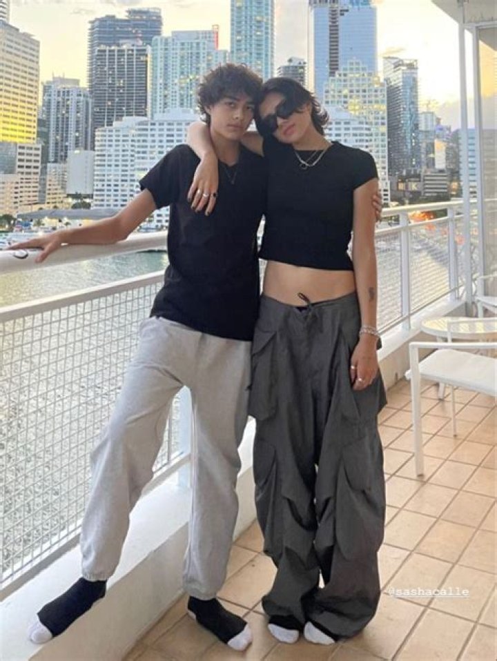 sasha calle with her brother in 2023 Black widow and hulk, Friend