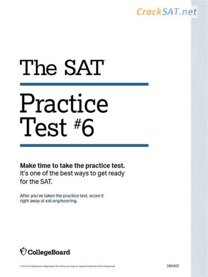 Sat Practice Test 6 PDF – Pass the SAT with Confidence
