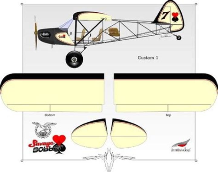 Savage Bobber RC Plane Plans PDF – Build Your Own Vintage Stunt Aircraft