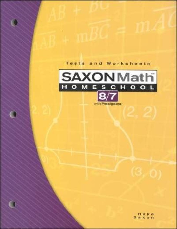 Saxon 8-7 Tests and Worksheets PDF – Practice Tests & Worksheets