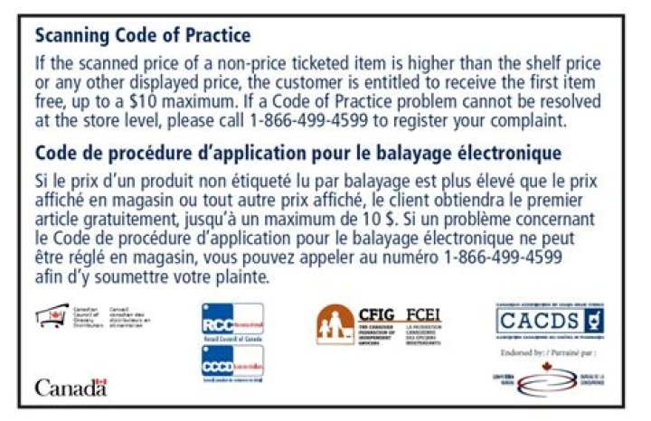 Scanning Code of Practice List of Stores PDF – Compliance Guide