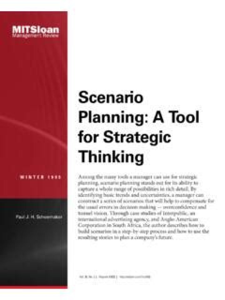 Scenario Planning as a Strategic Thinking Tool: Mastering Future Forecasting PDF
