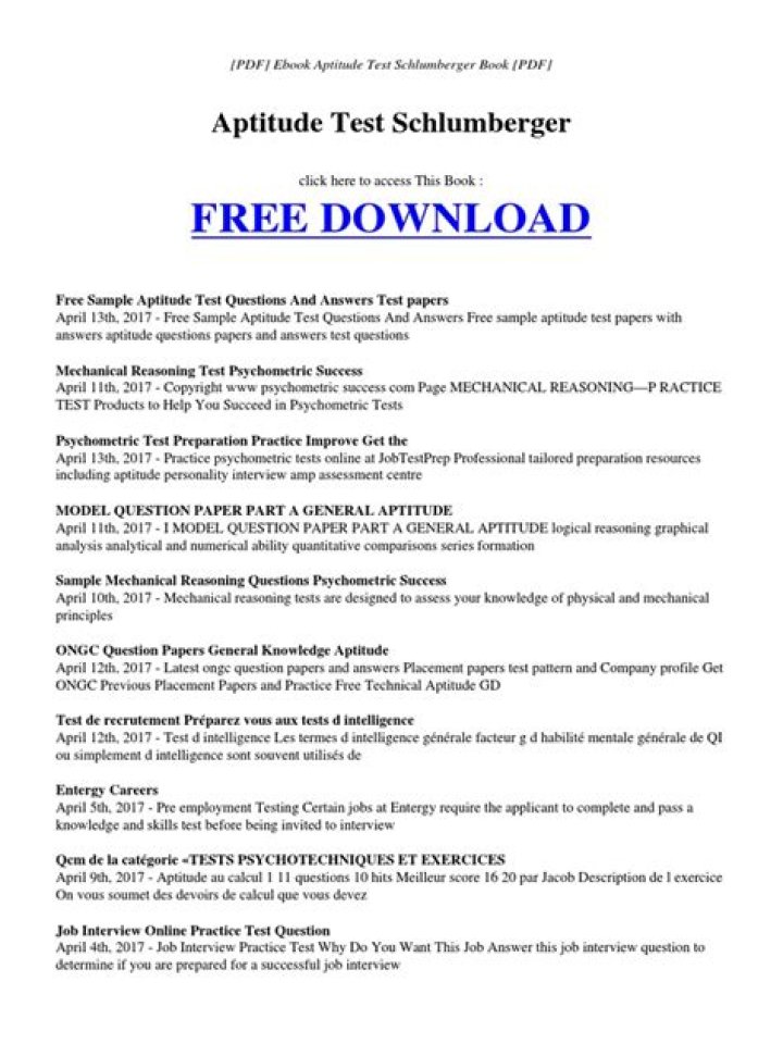 Schlumberger Test PDF: How to Interpret and Analyze Drilling Reports