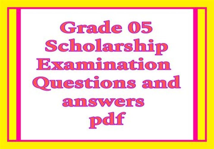 Scholarship Exam Questions and Answers PDF – Perfect Prep Tool