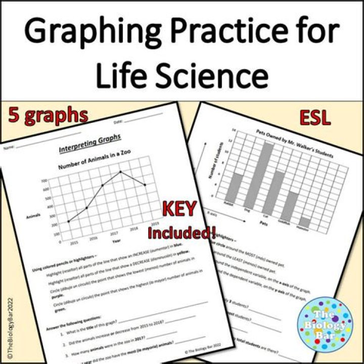 Science Graphing Worksheets PDF for Middle School: Free Printable
