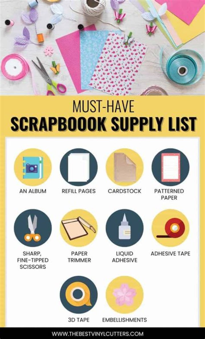 Free Scrapbook Materials List PDF for Creative Journaling