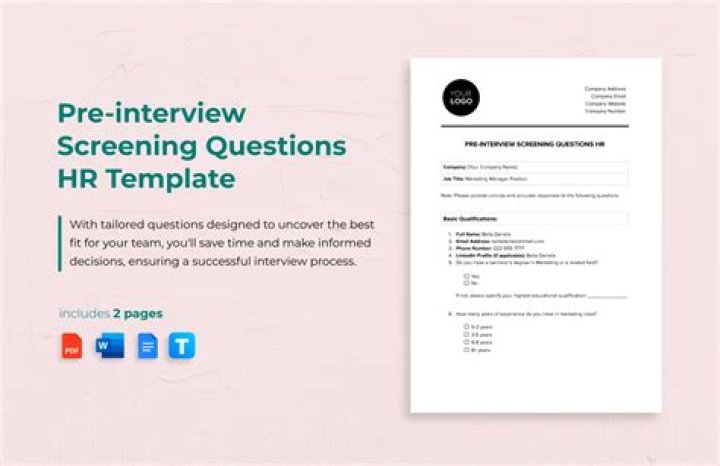 Screening Interview Questions & Answers PDF: Master Hiring Fires