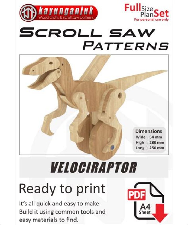 Free Wooden Toy Patterns: Scroll Saw PDF Plans for Easy DIY