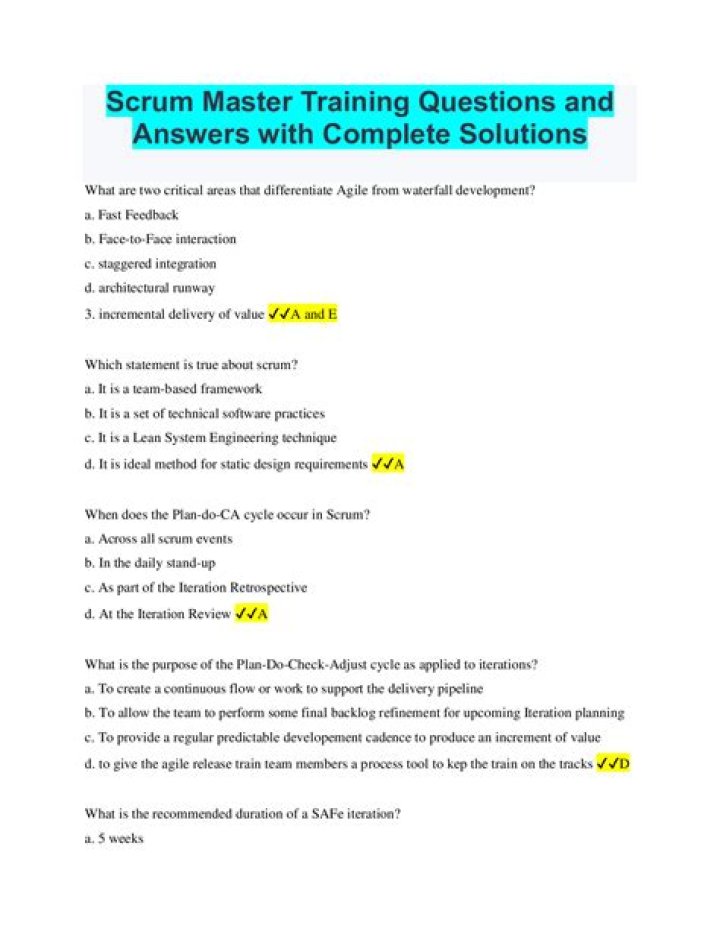 Scrum Questions and Answers PDF: Expert Guide for Agile Teams