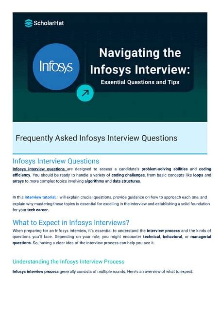 SDLC Assessment Questions in Infosys: Expert Answers PDF