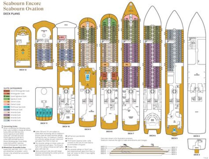 Seabourn Encore Deck Plan PDF: Full Layout & Cruise Itinerary Guide