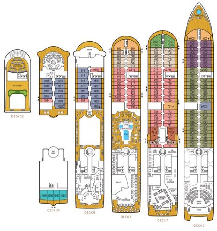 Seabourn Odyssey Deck Plan PDF – Complete Cruise Layout & Room Guide