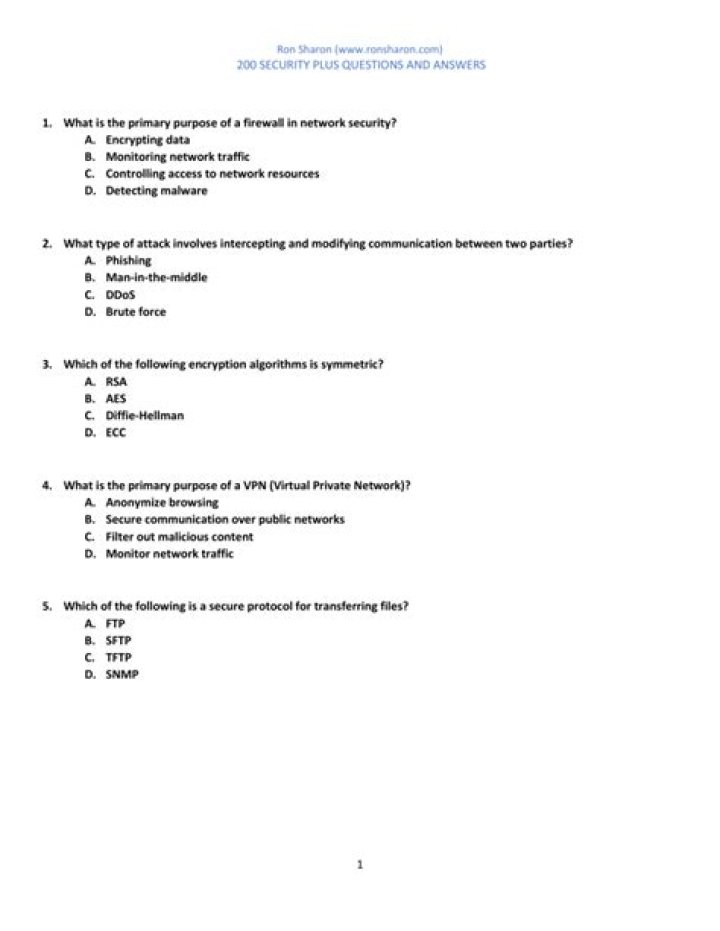 Security Plus Exam Questions and Answers PDF: Complete Study Guide