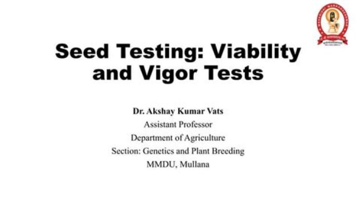Seed Vigor Testing Handbook PDF: Boost Crop Success with Expert Testing