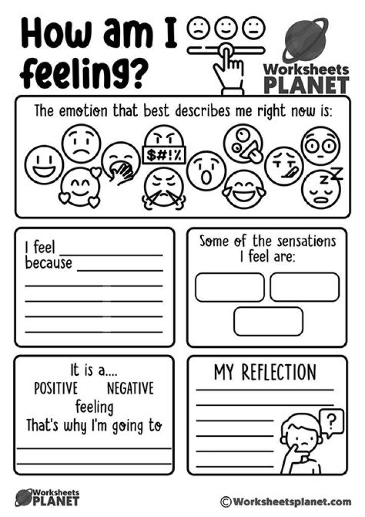 Free Printable SEL Worksheets PDF for Students