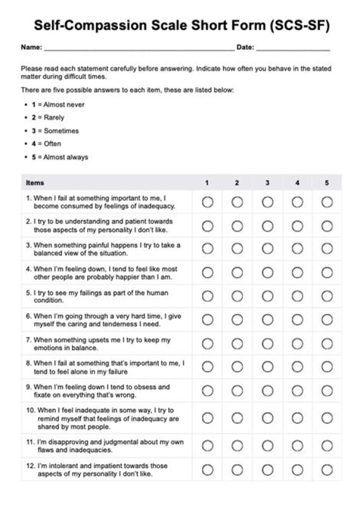 Take the Free Self-Compassion Test PDF – Boost Your Mental Wellbeing
