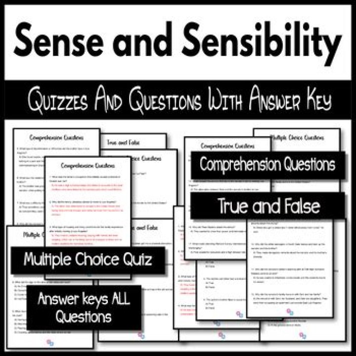 Sense and Sensibility Questions and Answers PDF: Expert Insights