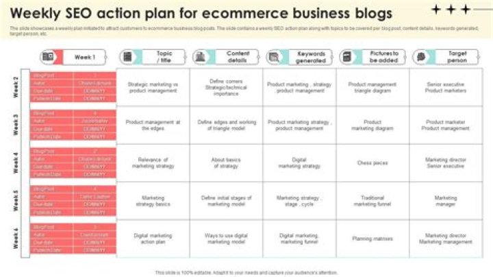SEO Action Plan Template PDF for Instant Website Growth