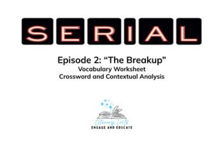 Serial Episode 2: The Breakup Worksheet Answers PDF – Complete Guide