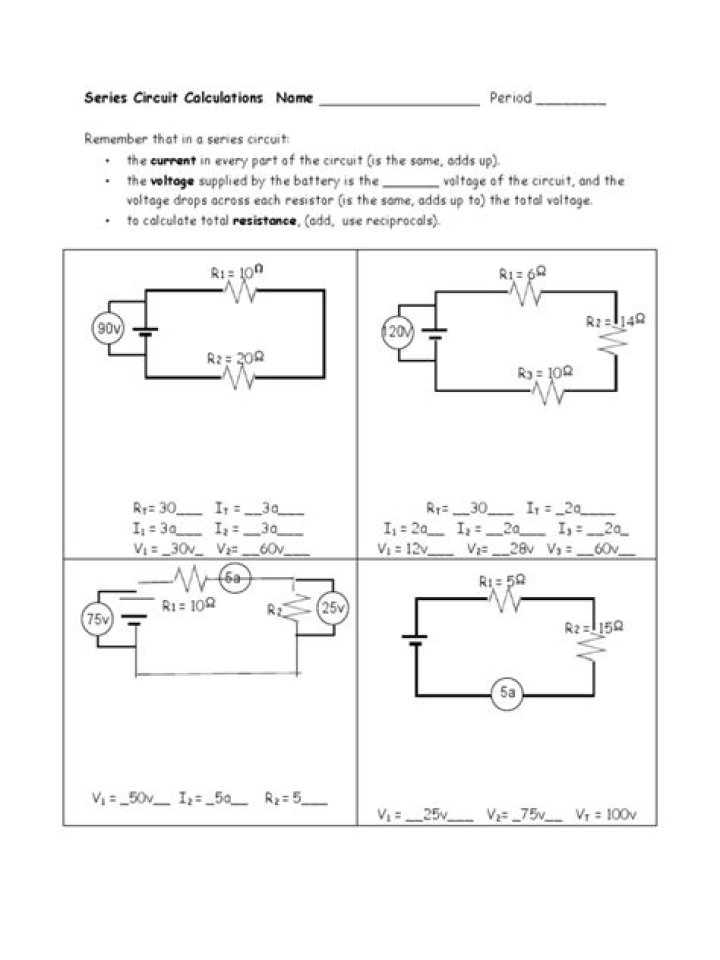 Series Circuit Questions & Answers PDF: Expert Study Guide