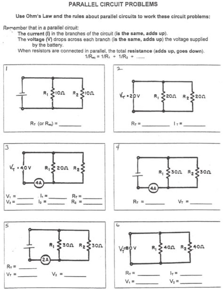 Series & Parallel Circuit Problems with Answers PDF – Complete Guide