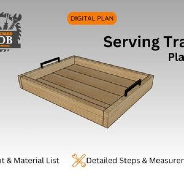 Free Serving Tray Plans PDF Download