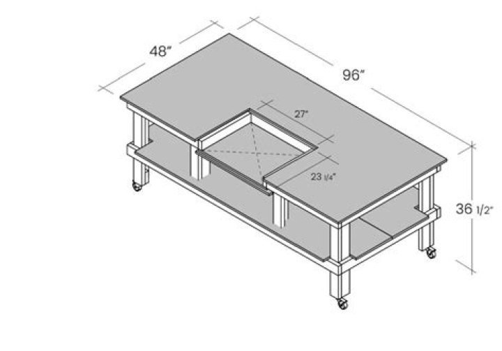 Sewing Table Plans PDF – Perfect DIY Sewing Workbench Templates