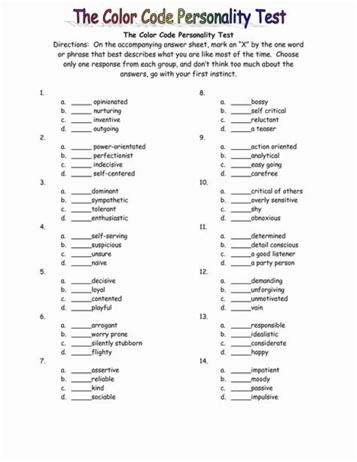 Shape Your Personality with Our Free PDF Test