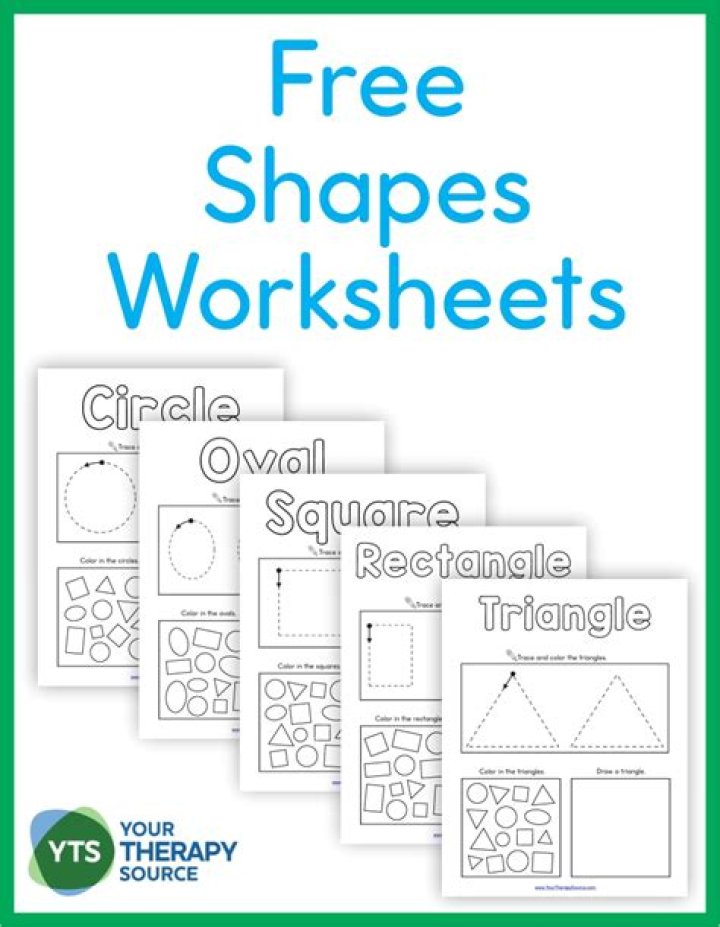 Free Preschool Shapes Worksheet PDF – Easy Learning Activity for Kids