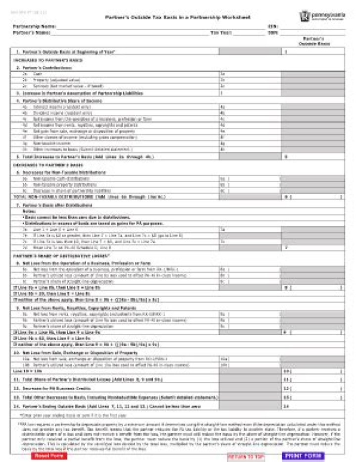 Shareholder Basis Worksheet PDF – Essential Compliance Template