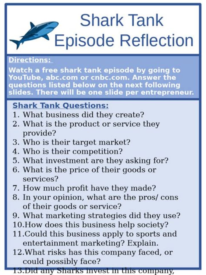 Master Shark Tank Success: Essential Questions PDF for Entrepreneurs