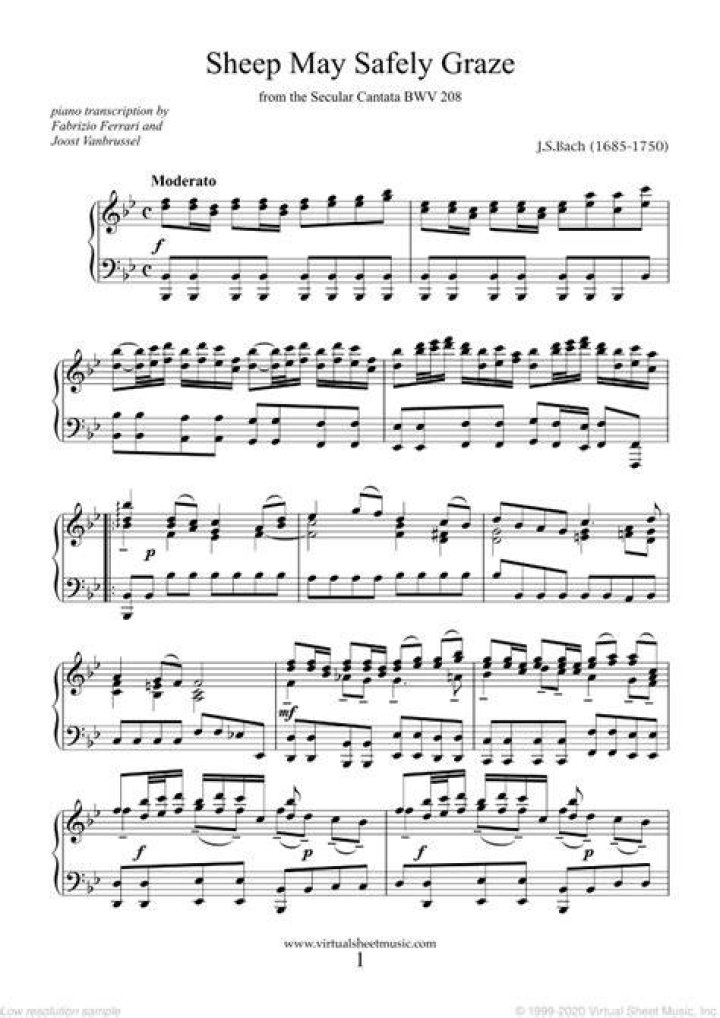 Sheep Grazing Piano Sheet Music PDF: Safe and Fun Grazing Insights