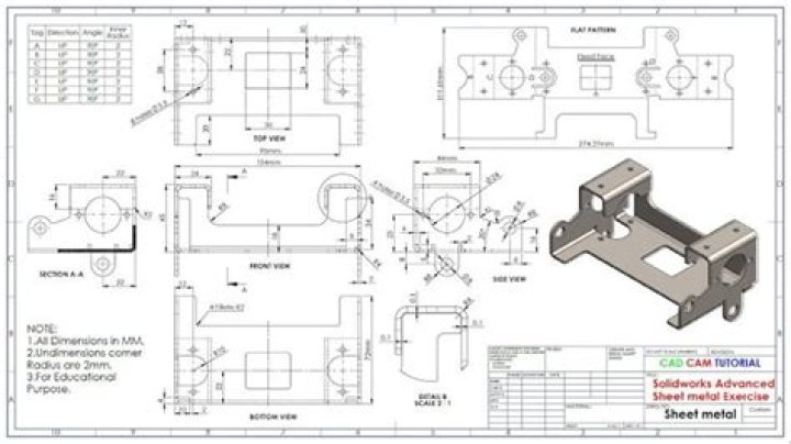 Sheet Metal Development Drawing PDF: Expert Technical Plans for Precision Fabrication