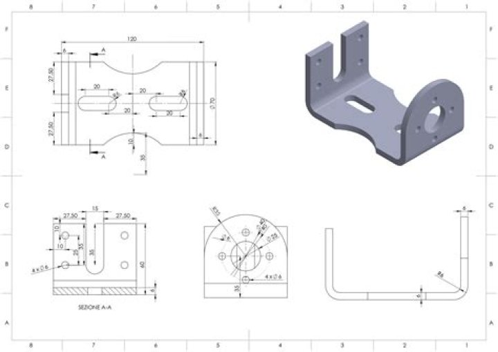 Sheet Metal Drawing PDF: Professional Technical Drawings for Fabrication