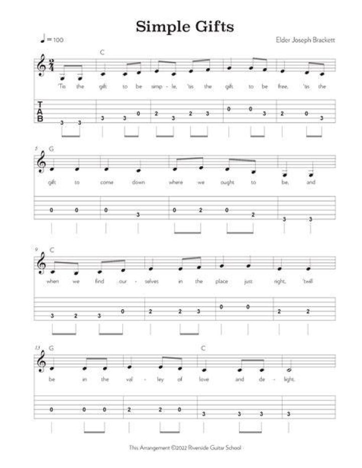 Guitar Sheet Music PDFs – Download Free Guitar Tabs & Charts