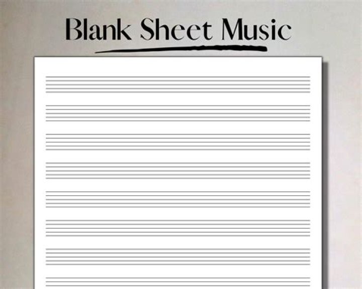 Sheet Music Staff Paper PDF for Musicians – Download Printable Sheet Music