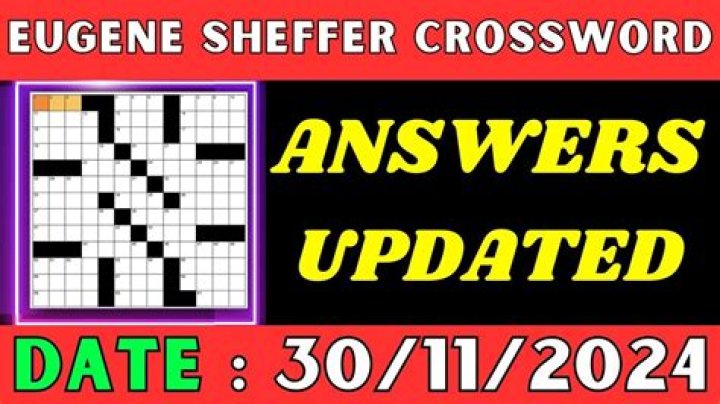 Sheffer Crossword Puzzle Answers for Today PDF Free Download