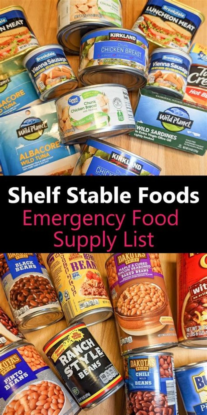 Shelf-Stable Food List PDF: 100+ Long-Term Storage Foods