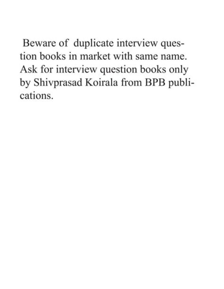Shivprasad Koirala .NET Interview Questions PDF – Expert Prep Guide