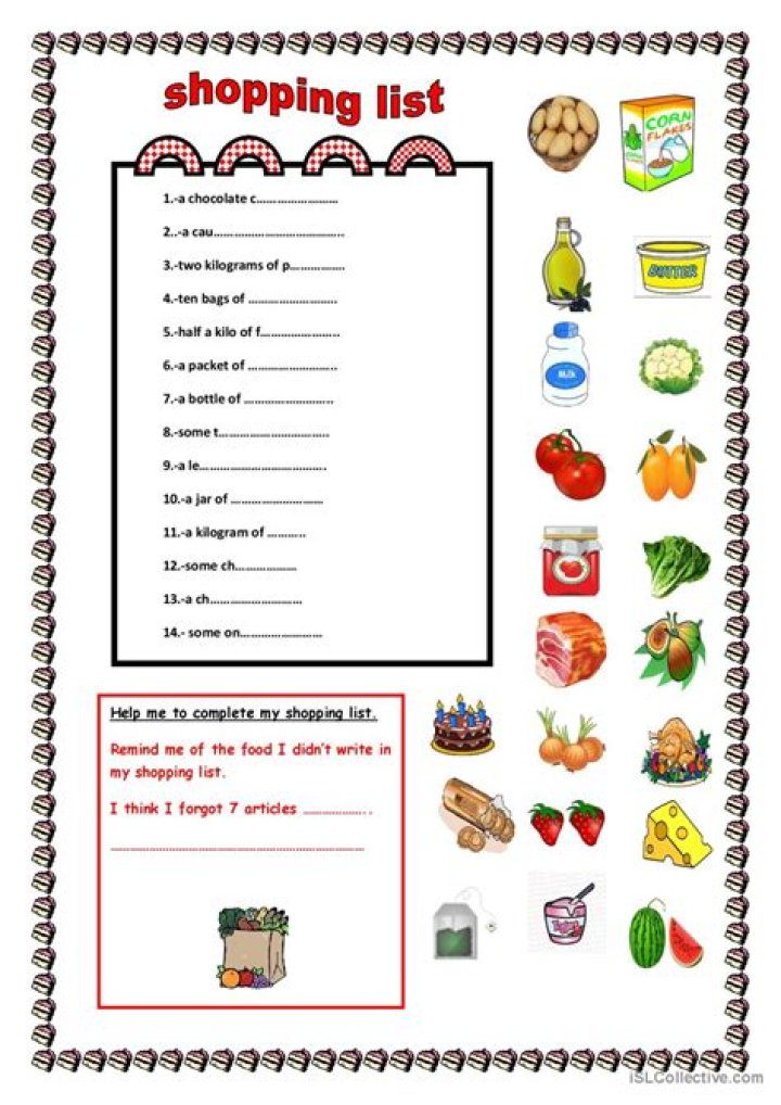 Free Shopping Worksheet PDF for Smart Budgeting