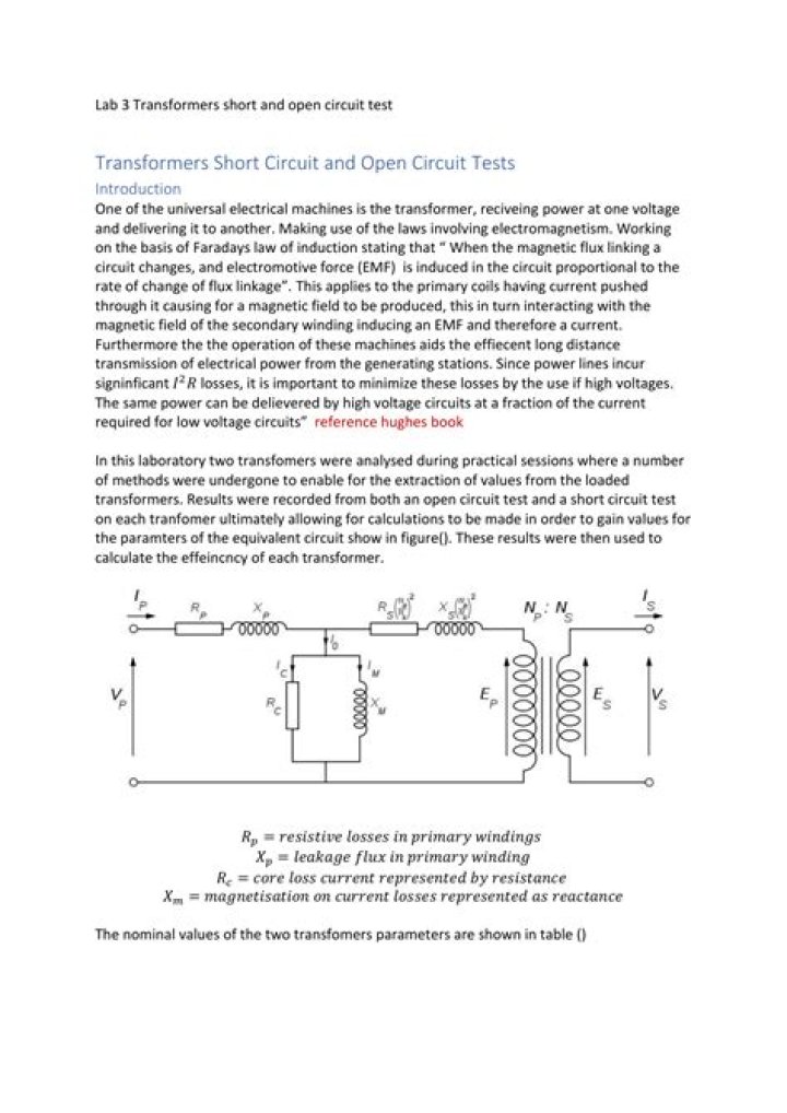 Short Circuit Test of Transformer PDF: Essential Safety Testing Guide