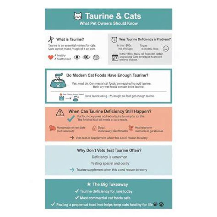 Should cat food have taurine in it?