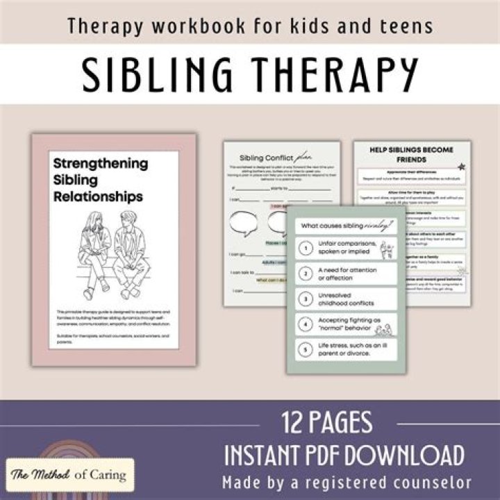 Free Sibling Rivalry Worksheets PDF for Parents & Teachers