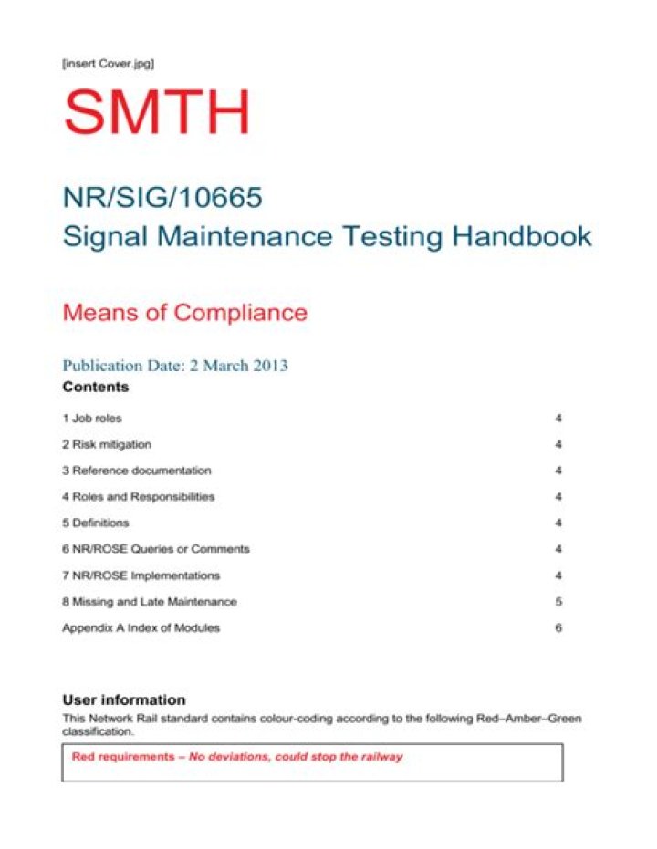 Signal Maintenance Testing Handbook PDF: Essential Guide