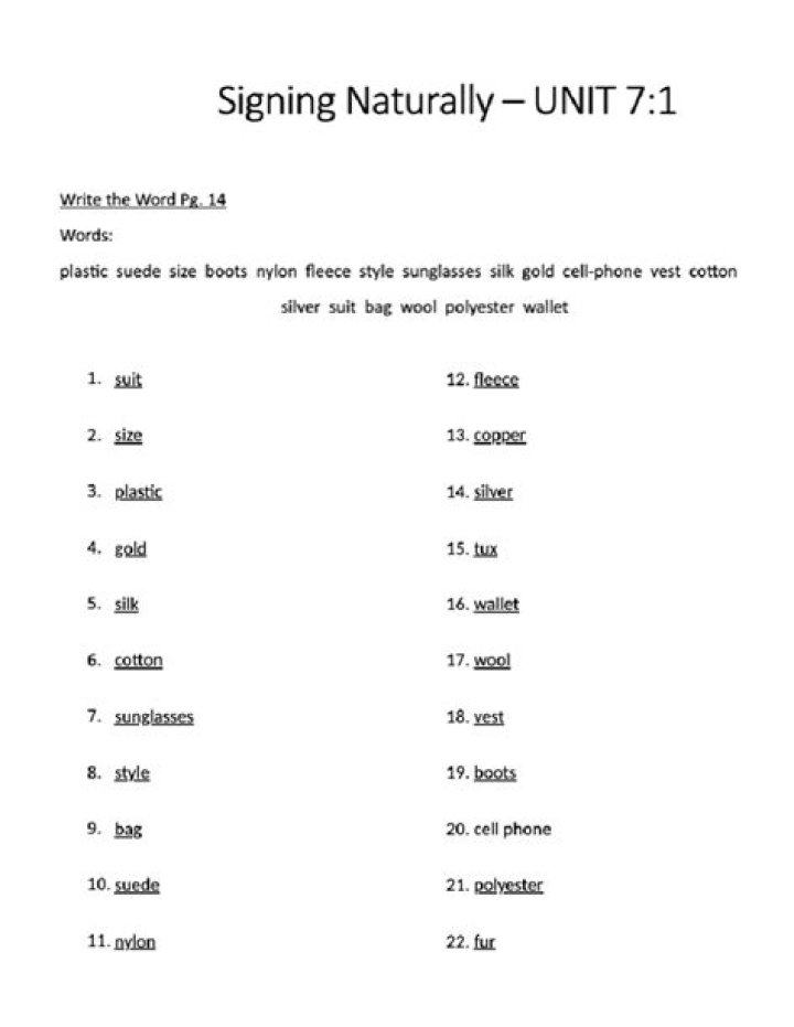 Signing Naturally Unit 3.7 Answer Key PDF – Complete Study Guide