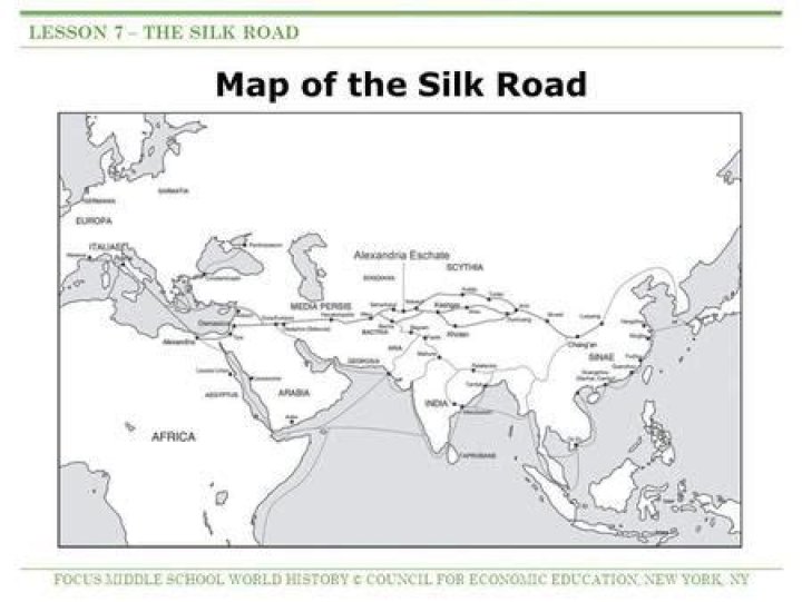 Silk Road Map Worksheet PDF – Free Printable Travel Guide