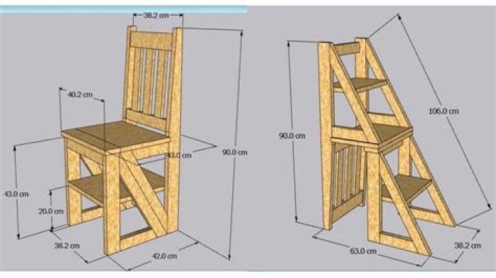 Silla Escalera en PDF: Descarga Planos Gratis y Fáciles