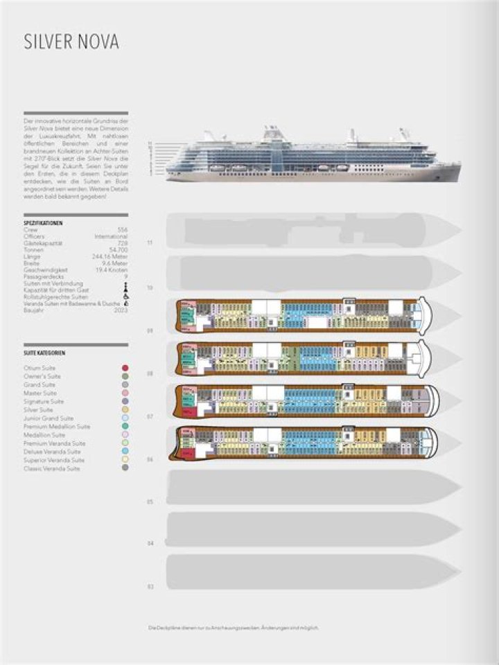 Silversea Nova Deck Plan PDF: Ultimate Cruise Itinerary Guide